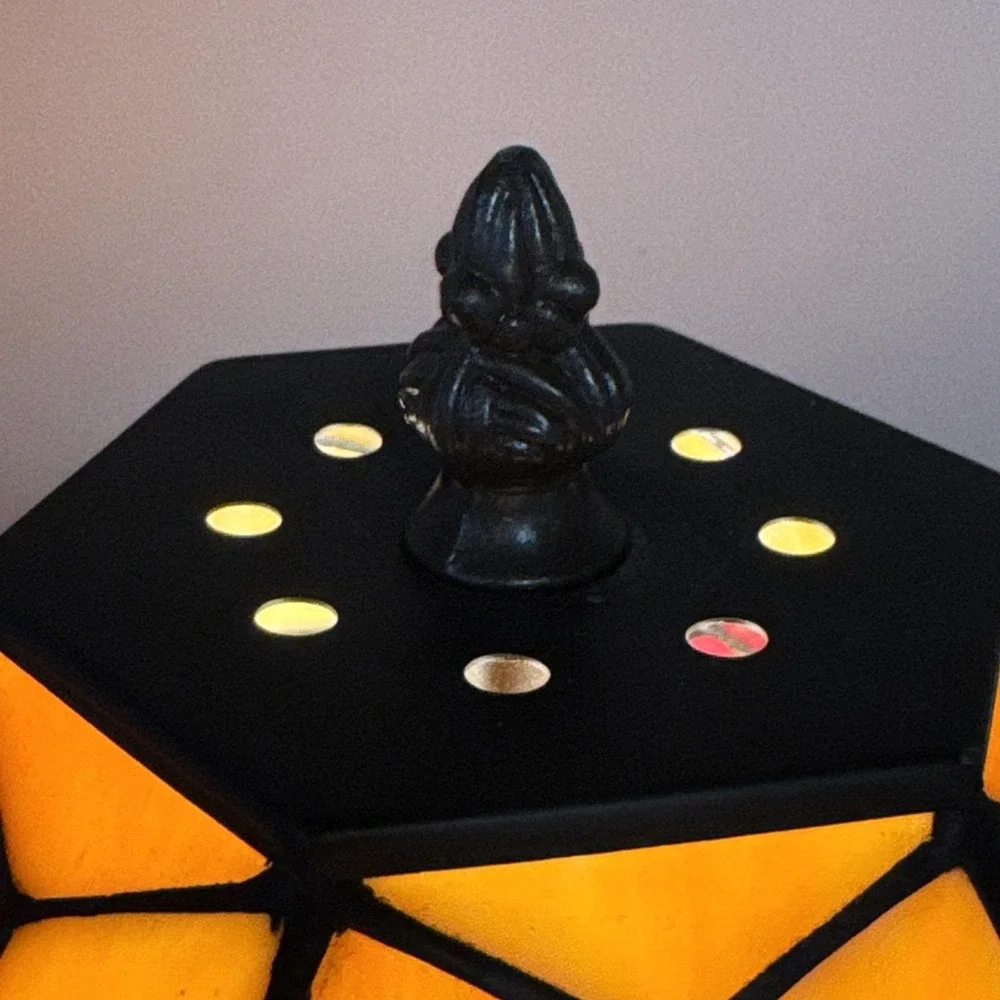 VTG Rare Disney Mickey Mouse Tiffany Style Table Lamp Stained Glass Ltd Ed 24